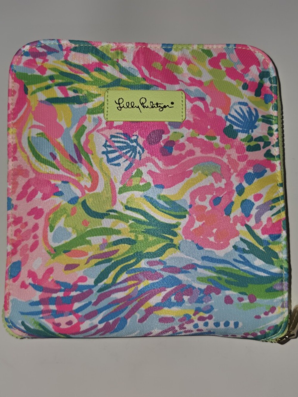NWOT: Lilly Pulitzer Pink Multi Floral Zip Pouch